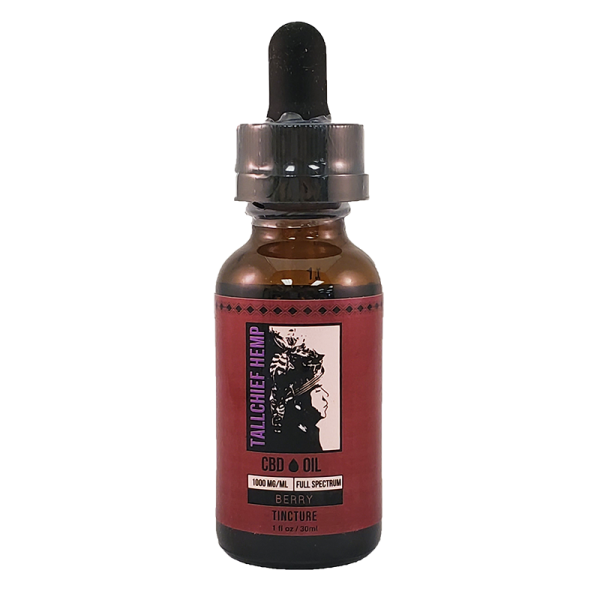 Tallchief Hemp Berry CBD Oil – 500mg, 1000mg, or 1500mg