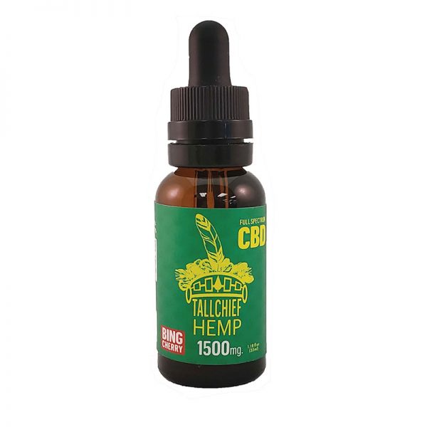 CBD Full Spectrum Bing Cherry Tincture Oil - Tallchief Hemp