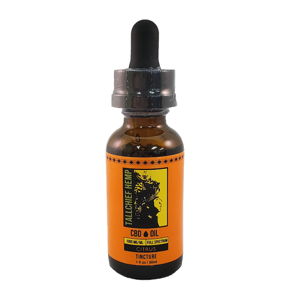 Tallchief Hemp Citrus CBD Oil (500mg, 1000mg, 1500mg)
