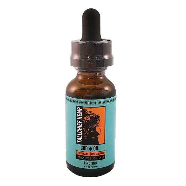 Orange Cream CBD Oil, 500-1500mg - Tallchief Hemp
