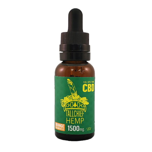 Orange Creamsicle Flavored CBD Tincture Oil by Tallchief Hemp