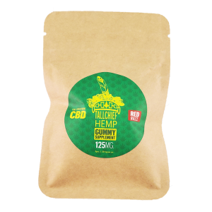 Tallchief Hemp Red Razz CBD Gummies 5-Pack, 125mg