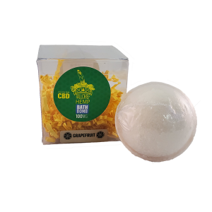 Grapefruit CBD Bath Bomb, 100mg