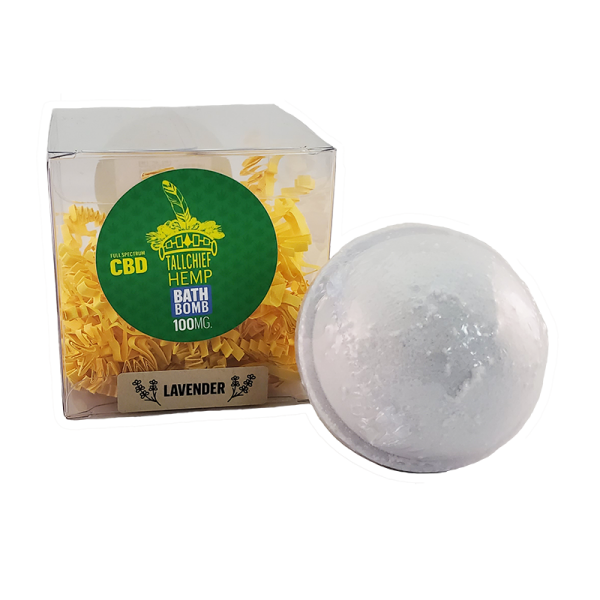 Lavender CBD Bath Bomb, 100mg