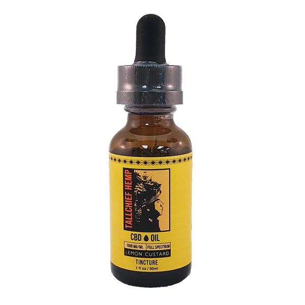 Lemon Custard CBD Tincture Oil - Tallchief Hemp
