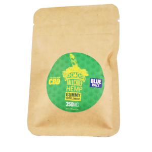 Blue Razz CBD Gummies, 250mg (5-Pack) - Tallchief Hemp