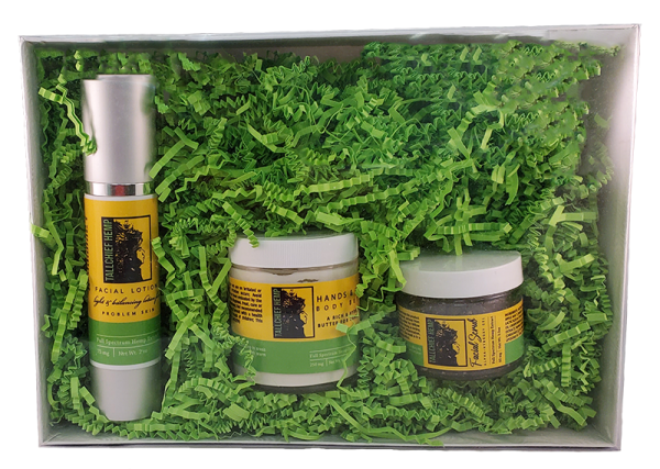 Tallchief Hemp Facial Gift Set with Lotion, Body Butter, and Facial Scrub