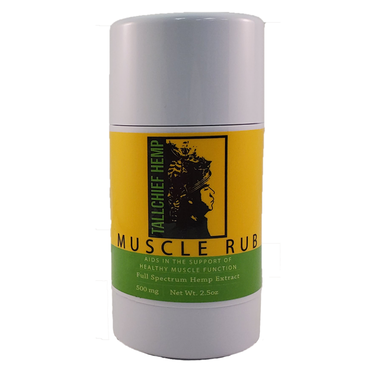 Tallchief Hemp Muscle Rub Stick, 500mg CBD Tallchief Hemp